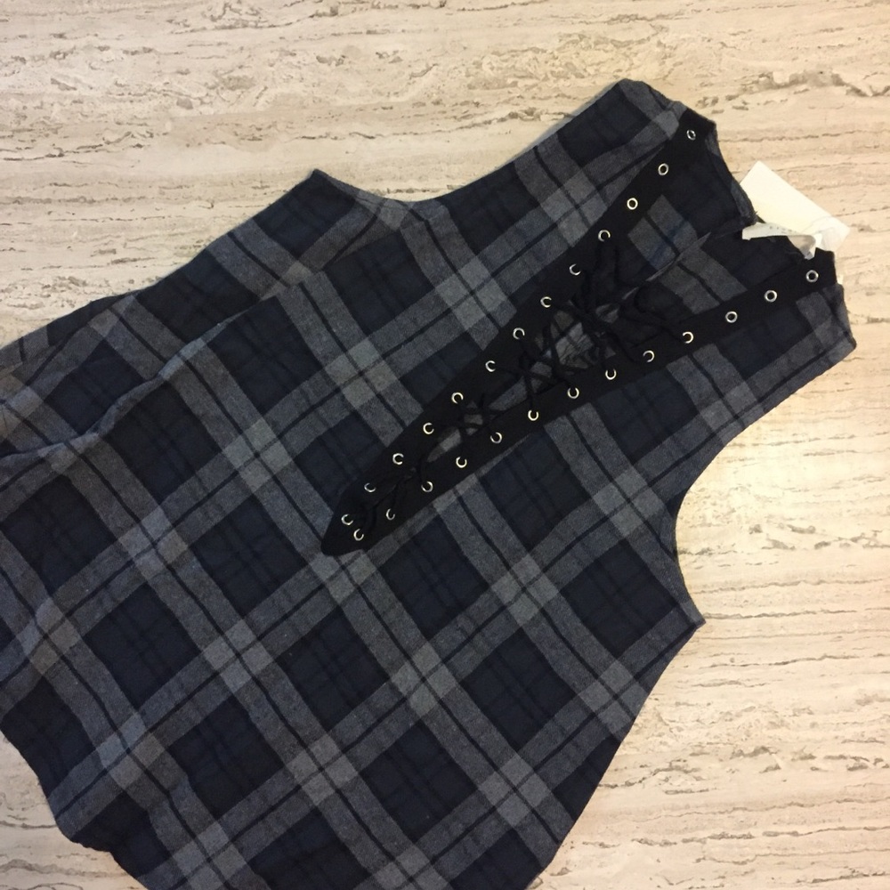 NWT Nordstrom Lace up Shitt